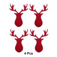 thumbnail image 3 of Inteprter 4 unidades/juego de cubiertos de animales bonitos de Navidad, bolsa de almacenamiento para cuchara, de comedor, bolsillo para recuerdo de Kits de decoración para fiestas Inteprter HA068879-00B, 3 of 6