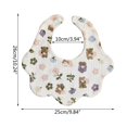 thumbnail image 3 of Baby Feeding Bib for Eating Newborn Drooling Bib Saliva Towel High-absorbent 0-2 Year Infant Teething Bibs Kid Essential, 3 of 4