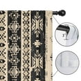 thumbnail image 2 of Blackout Kids Curtains,Boho Bohemia Geometric Line Art Childrens Insulated Curtains Set Of 2,Bedroom Essentials,Toddler Room Decor 52"x63"(132x160cm), 2 of 2