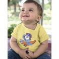 thumbnail image 2 of Cute Bird Riding Airplane  T-Shirt Infant -Image by Shutterstock,  12 Months, 2 of 4