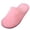 A Pink, variant on Plush Furry Slippers for Women Men Lightweight Flat Slip on Outdoor Indoor Backless Winter Warm Slide Shoes