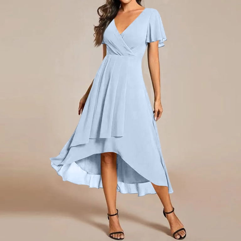 venus denim dresses Dress With Zipper | Dark Wash tie belt turn up Size Chart | Straight Sizing - Jumpsuits & Dresses Cute Pink Spaghetti Straps Color:#57-Silver