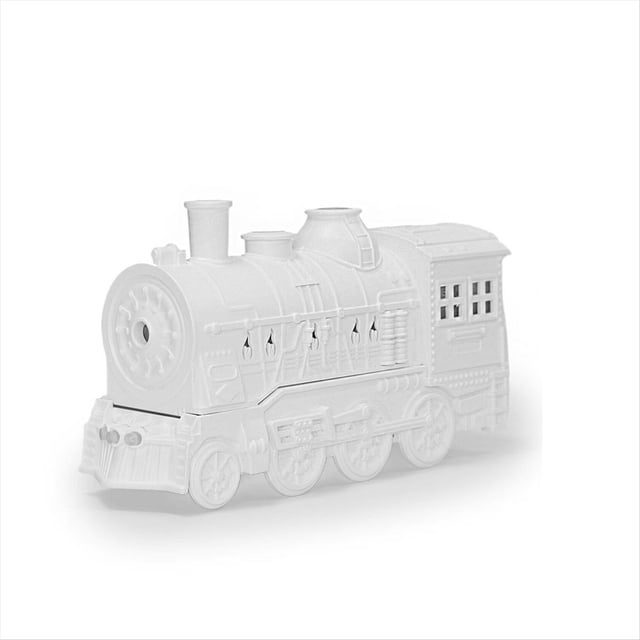 300ml Train Aromatherapy Diffusers Air Humidifier USB Mist Humidifier Essential Oil Retro Difusor Steam Train Diffuser,1 x Steam Train Diffuser,White