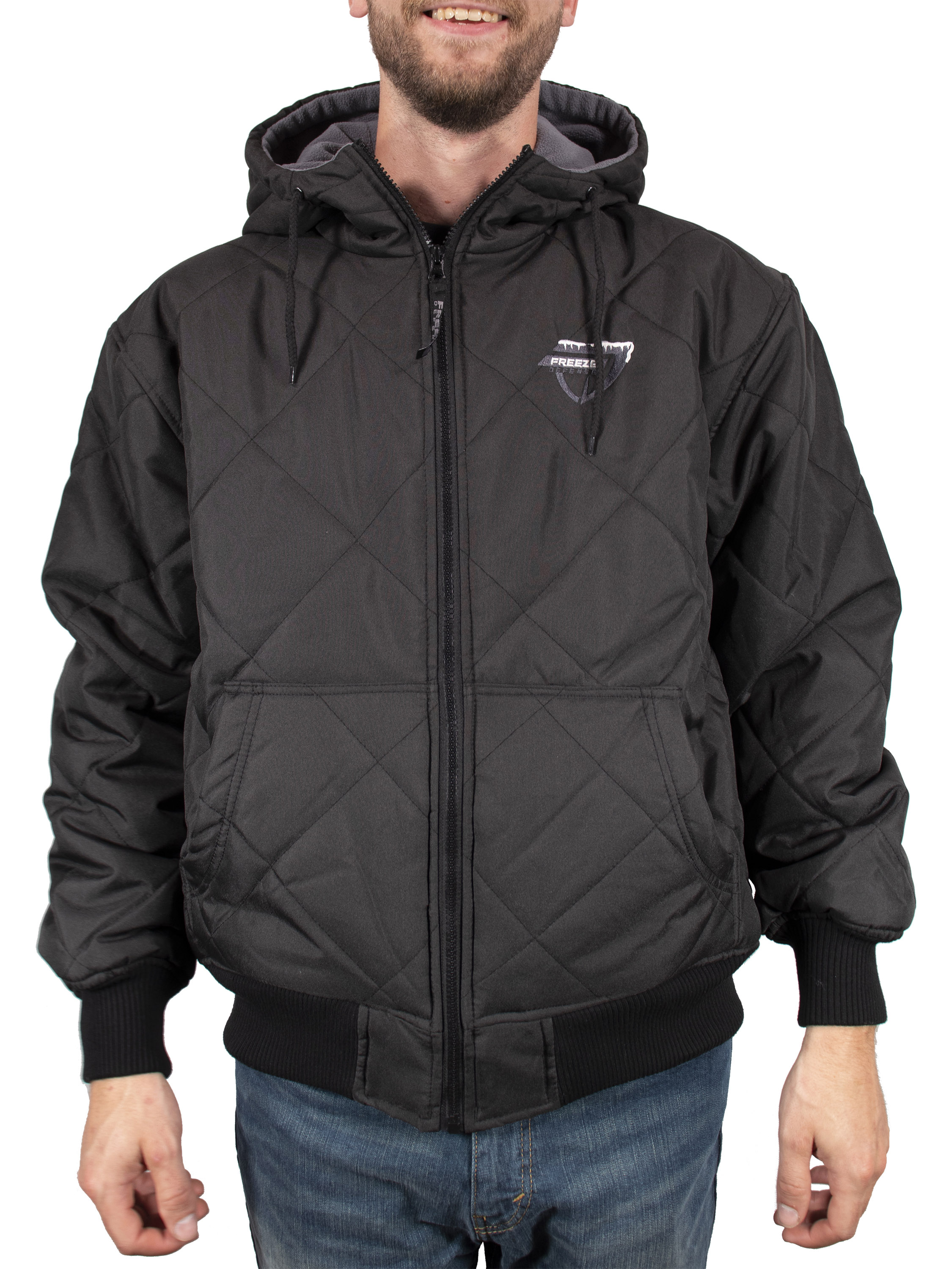 Freeze Defense Men's Big & Tall Quilted Winter Jacket photo 4