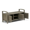 thumbnail image 3 of WyndenHall Norfolk Entryway Storage Bench, 3 of 5