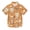 Cute Bears with Butterflies, variant on Small Short Sleeve Button Down Shirts Russian Matryoshka Casual Shirt 3-10 Years