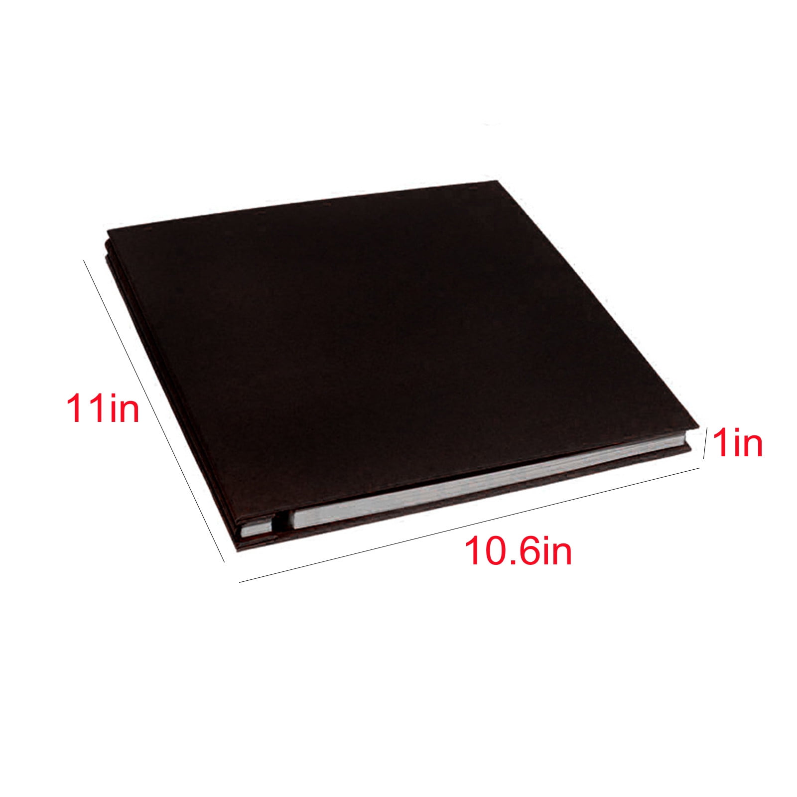 Wovilon Photo Album Self Adhesive 3X5 4X6 5X7 6X8 8X10 8.5X11 11X10.6 Magnetic Scrapbook Album Diy Length 11X10.6 Inch 40 Pages Diy Photo Album