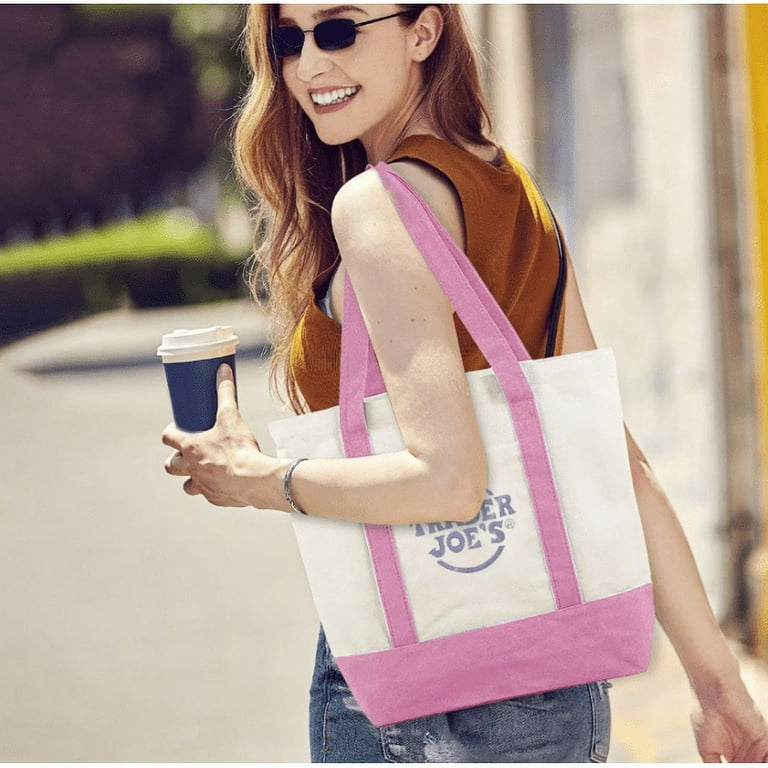 Trader Joe's Mini Pastel Canvas Tote Bags—2025 Limited Edition