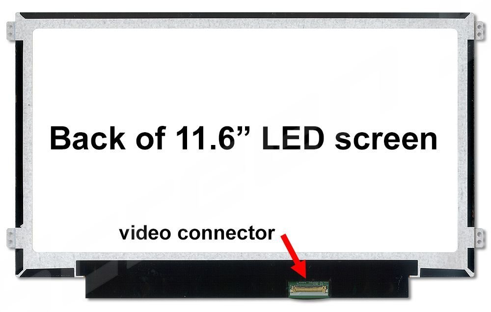 Acer Chromebook 11 Cb3-111 Replacement LAPTOP LCD Screen 11.6" WXGA HD LED DIODE (Substitute Replacement LCD Screen Only. Not a Laptop ) (C670 C19A C8UB) - image 3 of 7
