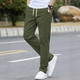 thumbnail image 4 of Homeyce Mens Bevawear Glide Pants Quick Dry Elastic Waist Pant Stretch Active Lightweight Hiking Trousers with Pockets Drawstring Pant for Men's,Green 2XL, 4 of 4