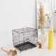thumbnail image 5 of 1 juego de perrera plegable para perros y gatos, jaula práctica para mascotas, jaula de alambre de hierro., 5 of 6