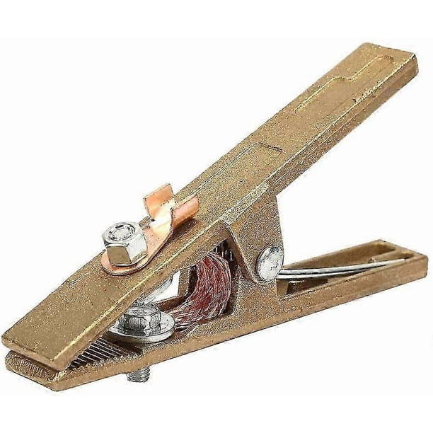 Earth Clamps,300A Brass A-Shape Ground Welding Earth Clamp,for Welding Machine for Various Types of Welding Equipment
