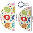 thumbnail image 3 of FMSHPON Easter Xmas Christmas Tree Skirt Stand Mat for Holiday Party Decoration Indoor Outdoor 48 inches, 3 of 6