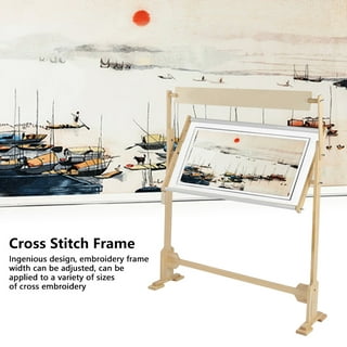 Cross Stitch Frame Scroll Stand 1 Set DIY Quilt Fittings Gifts Needlework  for Stitching Sewing Craft Projects Cross Stitch Stand Table Adult