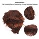 thumbnail image 4 of Hombres Cortas Pelucas de Cabello Sintético, Hombres Corta Pelera Marrón Corta Versátil Versátil Finamiento PARA DESPARA DEL ESTÁS DE COSPLAY, 4 of 7