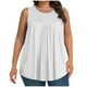 thumbnail image 3 of Blusas para mujer,Blusa informal estampada de manga corta para mujer, poliéster ligero, cuello redondo, botones, para uso diario, sopatenor, 3 of 9