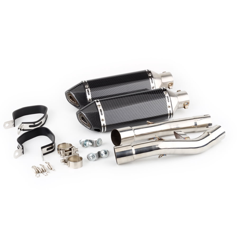 GFYSHIP For Yamaha FJR1300 2001-2020 FJR1300 FJR-1300 Motorcycle Exhaust Pipe Muffler With Mid Link Pipe System
