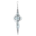 thumbnail image 2 of Dicksons WS-6 Cut Cross Shaped Ombre Blue 12 x 6 Stainless Steel Outdoor Porch Deck Balcony Wind Spinner with Hanger, 2 of 2