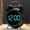 Black case with blue lettering, variant on Ultra-Loud Alarm Clock with Powerful Metal Chime Essential for Heavy Sleepers Multi-Functional Plug-In Alarm Clock