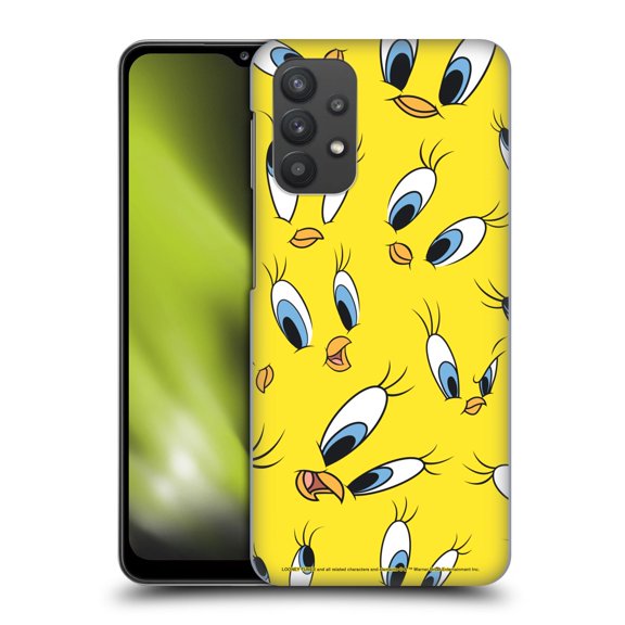 Head Case Designs Officially Licensed Looney Tunes Patterns Tweety Hard Back Case Compatible with Samsung Galaxy A32 5G / M32 5G (2021)