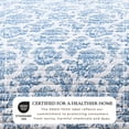 thumbnail image 2 of Christmas Quilt Set - Lightweight, Soft, All-Season - 2-Piece Holiday Toile Bedding Set (Twin / Twin XL, Woodland Toile Blue), 2 of 6