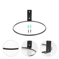 thumbnail image 2 of MasteelfCA Wall Mounted Flower Pot Rack Iron Ring Flowerpot Wall Bracket Planter Holder, 2 of 8