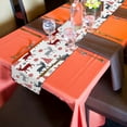 thumbnail image 5 of Nkmbld Tablecloth for Kitchen Christmas Table Flag Decorative Cloth Tablecloth Home Holiday Gift Placemat Long Doilies Table Cloth, Multicolor, 5 of 6