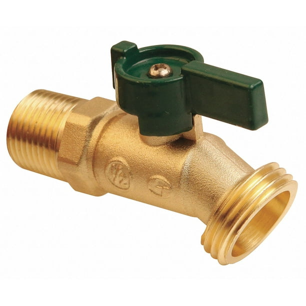 3/4" Solder Cup or MNPT Aluminum Hose Bibb, No Kink