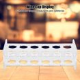 thumbnail image 3 of Desktop 2 Rows, Desktop Acrylic Wine Cup Rack, 2 Rows 12 Holes Small Mini Shot Glasses Holder Transparent Glass Rack Shelf Display for Kitchen KTV Room[12 Holes], 3 of 9
