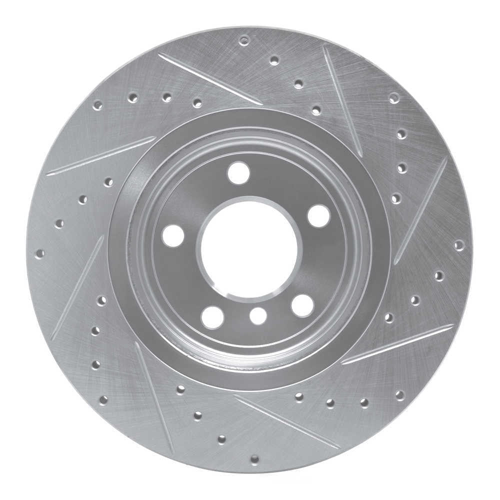 Dynamic Friction Company 631-31139L DFC Brake Rotor - Drilled And Slotted - Silver