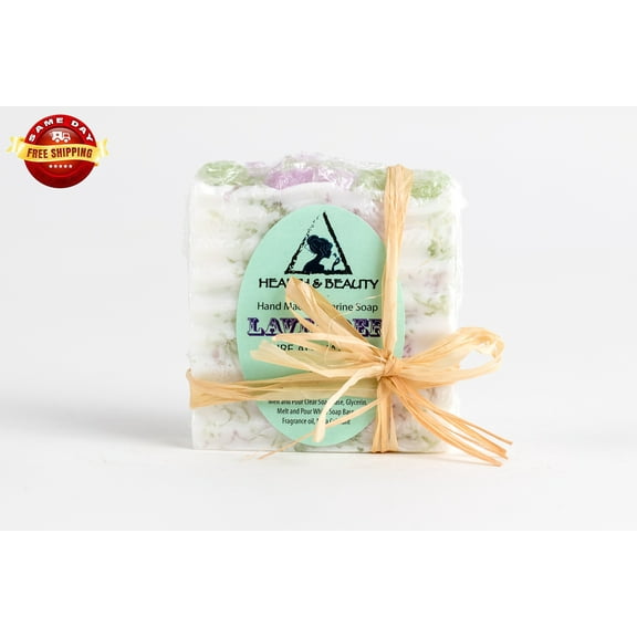 LAVENDER SOAP BAR HAND MADE NATURAL RELAXING MOISTURIZING BODY & SKIN 100% PURE