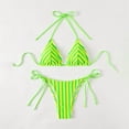 thumbnail image 5 of Womens Swimsuits Sling Trendy Print Summer Casual Separates Tankini Green Womens Bathing Suits S, 5 of 5