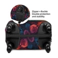 thumbnail image 2 of Susaid Colorful Flower Goat Print Elastic Washable Suitcase Cover with Hidden Zipper, Fits 18-32 Inch Luggage for Protection During Travel-Large, 2 of 7