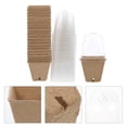 thumbnail image 2 of 40 Pcs Paper Planter Container Flowerpot Indoor Pots Plants Nursery Cup Planting Containers Cups, 2 of 6