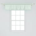 thumbnail image 2 of Botanical Window Valance, Intertwined Branches with Leaves Spring Season Foliage Pastel Artwork, Curtain Valance for Kitchen Bedroom with Rod Pocket, 54" X 18", Pale Mint Green White, by Ambesonne, 2 of 2