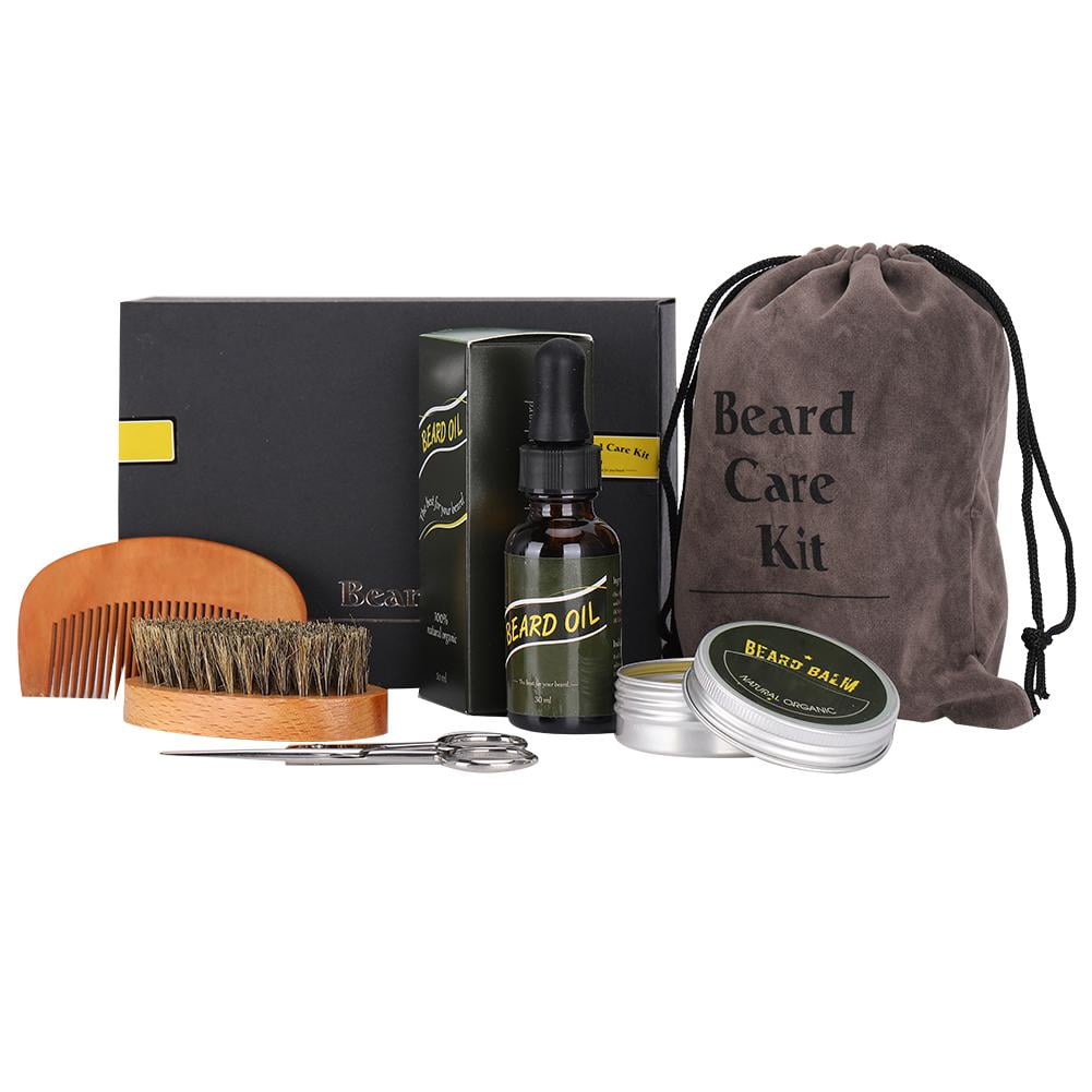 Ccdes Beard Care Kit,Beard Comb,6pcs Professional Beard Care Kit Beard