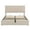 Beige, variant on Tenozek Queen Size Upholstered Platform Bed with a Hydraulic Storage System, Beige