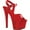 Red Jelly TPU/Red, variant on Women's Pleaser Sky 308N Heeled Sandal