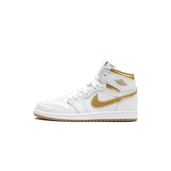 Jordan PRE SCHOOL Air Jordan 1 Retro High OG PS "Metallic Gold" FD2597 107 from Stadium Goods