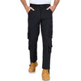 thumbnail image 4 of Mens Cargo Pants Casual Work Hiking Relaxed Fit Wear Resisting Pant for Men Black 36, 4 of 9