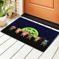 thumbnail image 1 of Horror Night Moon Animals Rugs Doormat, Non-Slip Machine Washable Carpets Floor Door Mat , 36" x 24", 1 of 6