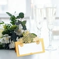 thumbnail image 4 of 50PCS Laser Cut Place Cards - Pearlized Hollow-Out Table Name Cards for Wedding Reception, Baby Shower, Banquet Dinner & Special Events, 4 of 10
