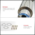 thumbnail image 3 of AJP Distributors JDM Stainless Steel Catback Exhaust System 4.5" Burnt Muffler Tip 2.5" Piping For Acura Integra GSR DC2 1.8L DOHC B18C1 1994 1995 1996 1997 1998 1999 2000 2001 94 95 96 97 98 99 00 01, 3 of 5