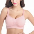 thumbnail image 3 of Baywell Seamless Nursing Bra, Maternity Bra Breastfeeding Essentials for New Moms, Maternity Underwear Dark Pink 32/70ABCD-46/105ABCD, 3 of 6