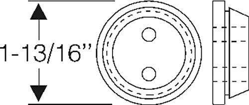 Steele Rubber Products 60-0629-17 Wiring Grommet Compatible With 1962-1963 Chevrolet Bel Air