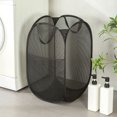 thumbnail image 1 of BESTYASH Organizador De Ropa Plegable Negro Con Asa Resistente Para Casa Y Viaje, 1 of 8