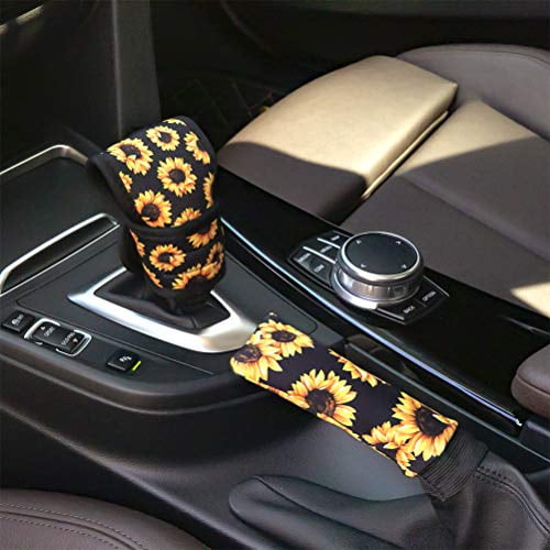 YR Car Gear Shift Cover Set, Cute Car Gear Shift Knob Cover & Hand