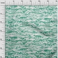 thumbnail image 3 of oneOone Cotton Poplin Sea Green Fabric Asian Japanese Wave Sewing Fabric By The Yard Printed Diy Clothing Sewing Supplies 42 Inch Wide, 3 of 4