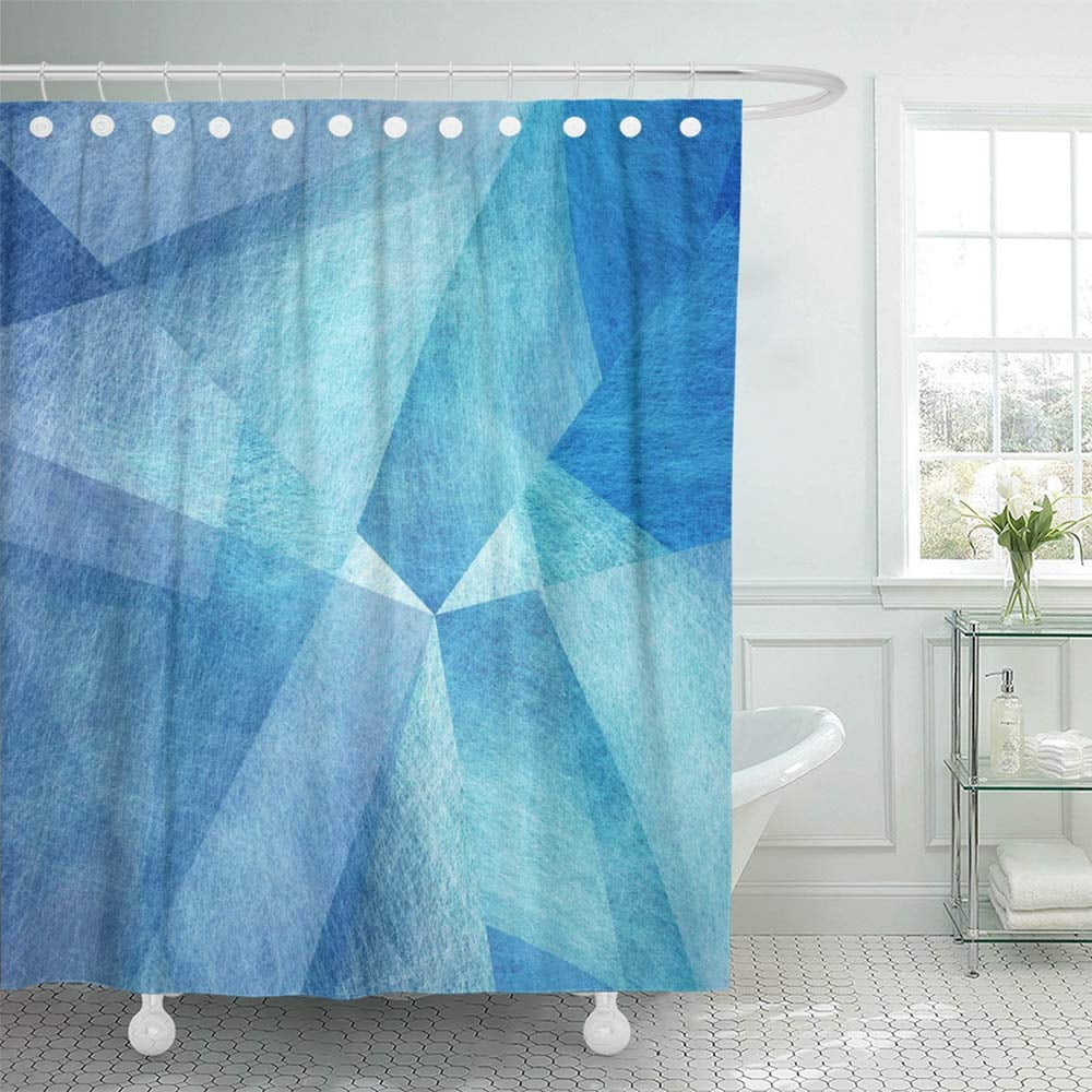 PKNMT Abstract Blue White and Sky Colors Random Triangle of Angles and