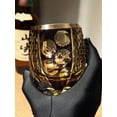 thumbnail image 4 of Hand Carved Owl Edo Kiriko Crystal Wine Glasses Master Collection Unique Gift for Wine Lovers Elegant Drinking Cups, 4 of 6